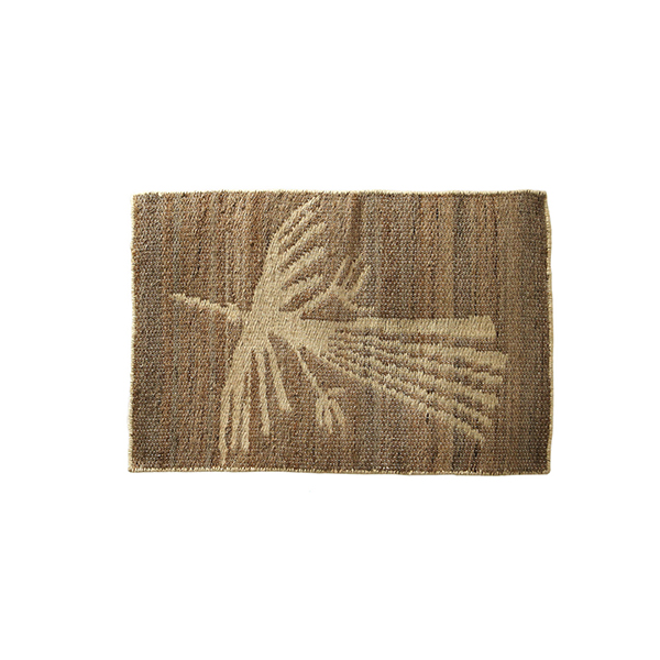 ナスカの地上絵を思わせる魅力的なジュートラグ。