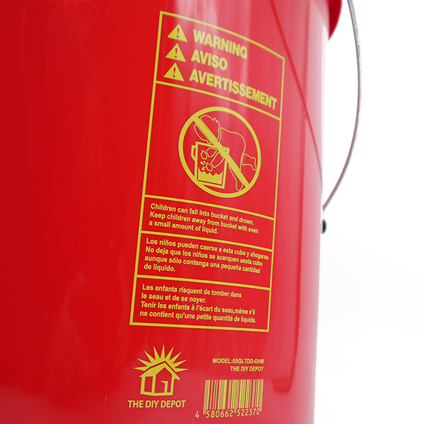 電気工や建設の現場でも重宝される5galバケット