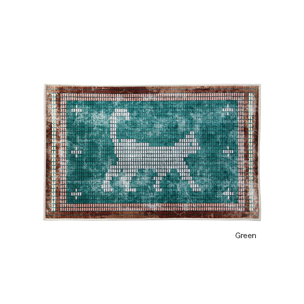 香港マカオの街並みに見られるポルトガル由来の装飾タイルアズレージョから着想を得たデザインの玄関マット。