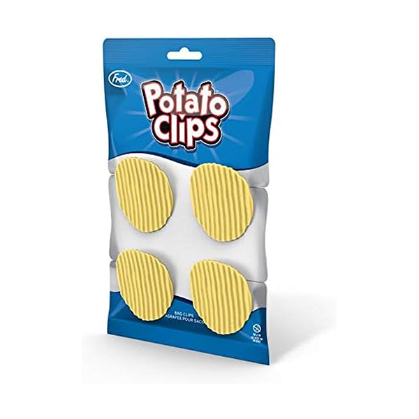 ポテトチップスの形をしたクリップ。