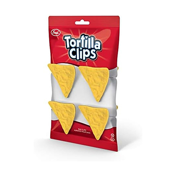 トルティーヤの形をしたクリップ。