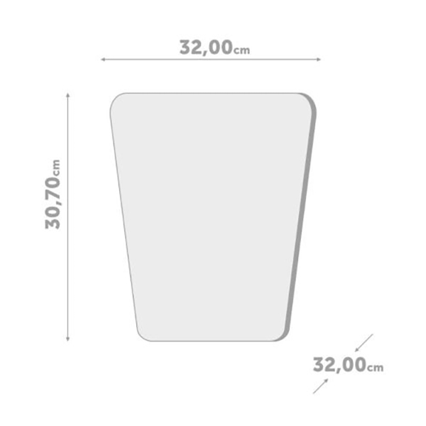 バスケットゴールのごみ箱。