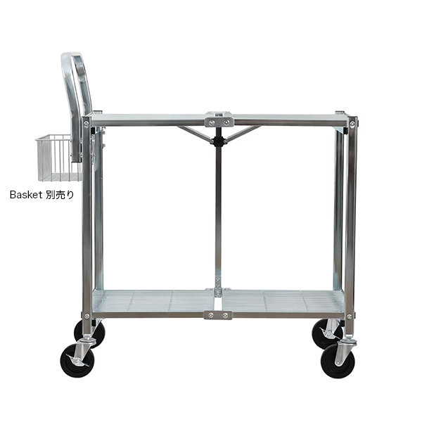 スリムに折りたためる構造ながら、高い耐荷重と安定感を備えています。