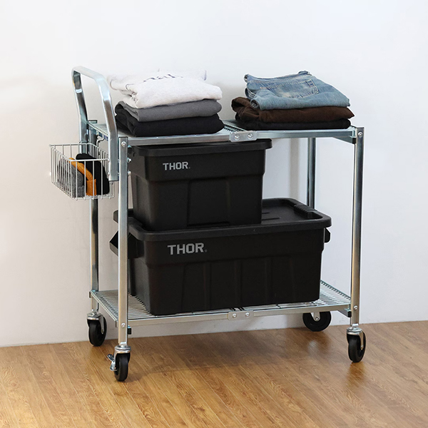 Metal Folding Cart専用の拡張バスケット。