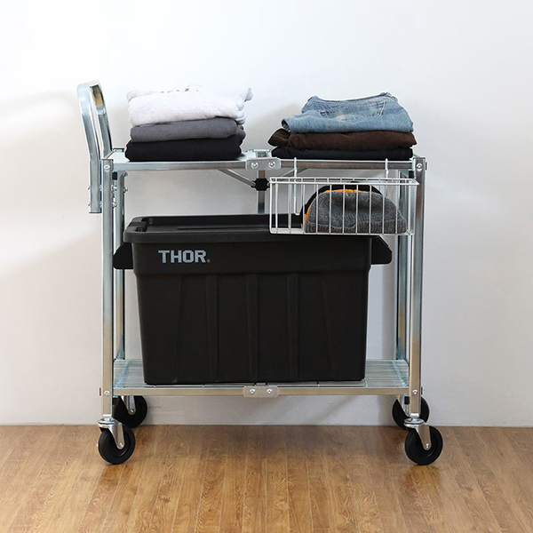 Metal Folding Cart専用の拡張バスケット。