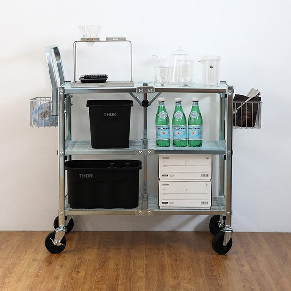 Metal Folding Cart専用の拡張バスケット。