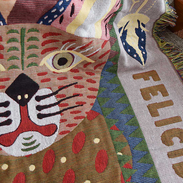 メキシコ・オアハカ（Oaxaca）の民藝・ウッドカービングをモチーフにデザインされたスローケット。