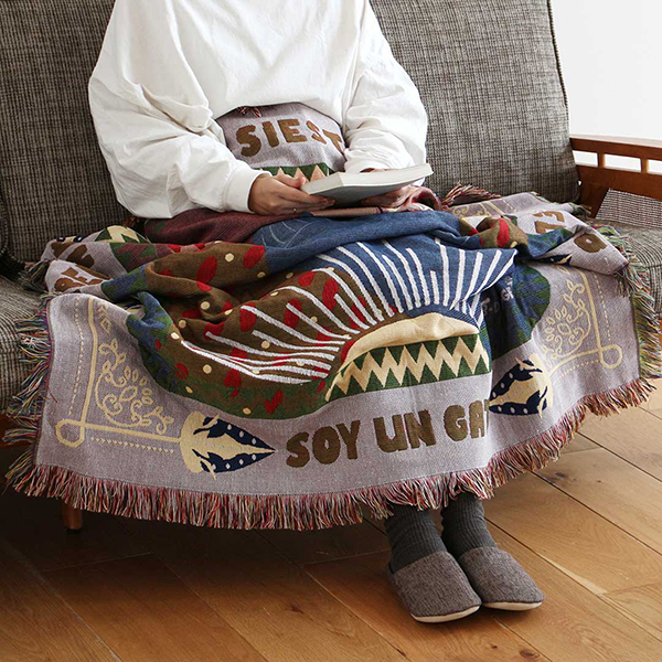 メキシコ・オアハカ（Oaxaca）の民藝・ウッドカービングをモチーフにデザインされたスローケット。