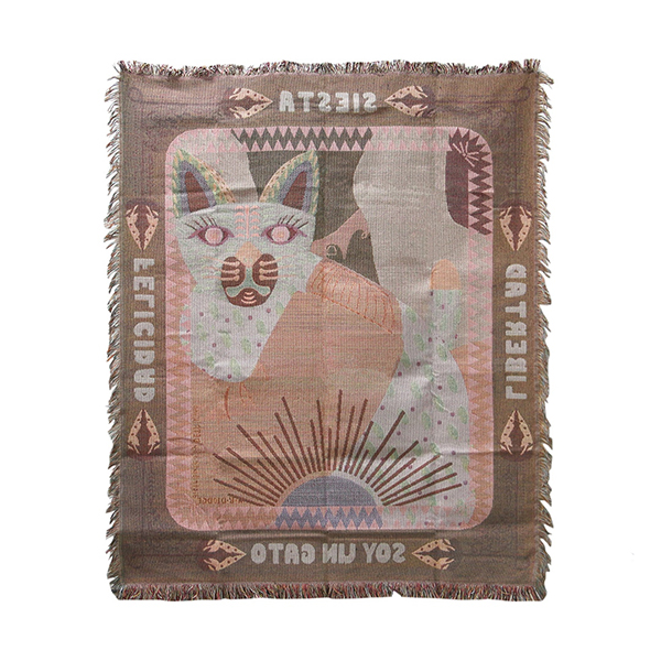 メキシコ・オアハカ（Oaxaca）の民藝・ウッドカービングをモチーフにデザインされたスローケット。