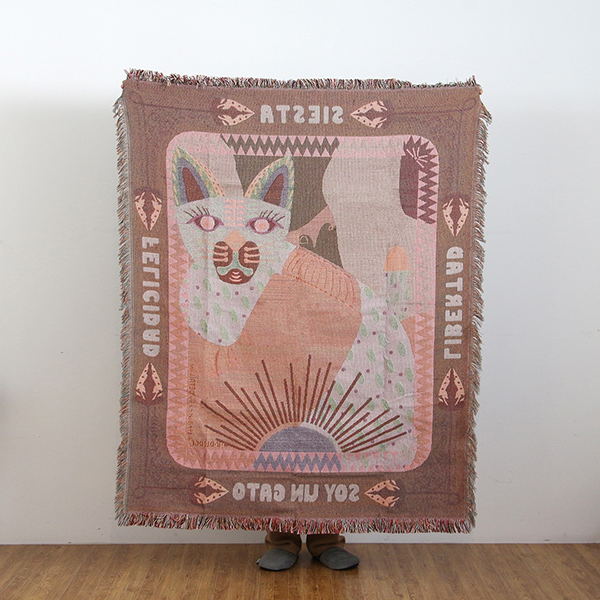 メキシコ・オアハカ（Oaxaca）の民藝・ウッドカービングをモチーフにデザインされたスローケット。