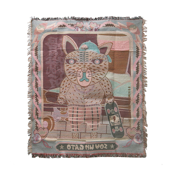 メキシコ・オアハカ（Oaxaca）の民藝・ウッドカービングをモチーフにデザインされたスローケット。