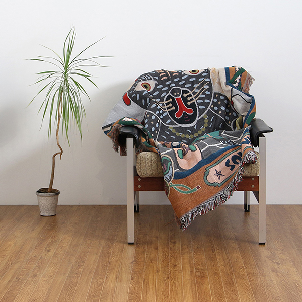 メキシコ・オアハカ（Oaxaca）の民藝・ウッドカービングをモチーフにデザインされたスローケット。