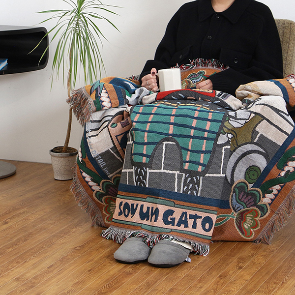 メキシコ・オアハカ（Oaxaca）の民藝・ウッドカービングをモチーフにデザインされたスローケット。