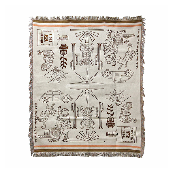 メキシコ・オアハカ（Oaxaca）の民藝・ウッドカービングをモチーフにデザインされたスローケット。