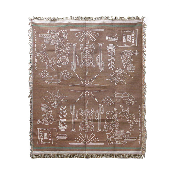 メキシコ・オアハカ（Oaxaca）の民藝・ウッドカービングをモチーフにデザインされたスローケット。