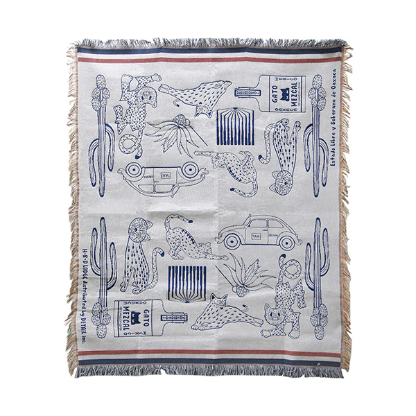 メキシコ・オアハカ（Oaxaca）の民藝・ウッドカービングをモチーフにデザインされたスローケット。