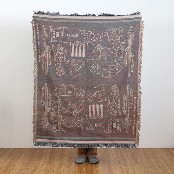 メキシコ・オアハカ（Oaxaca）の民藝・ウッドカービングをモチーフにデザインされたスローケット。