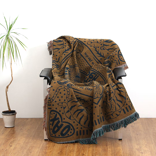 メキシコのカルチャーをモチーフにした、バンダナデザインのスローケット。