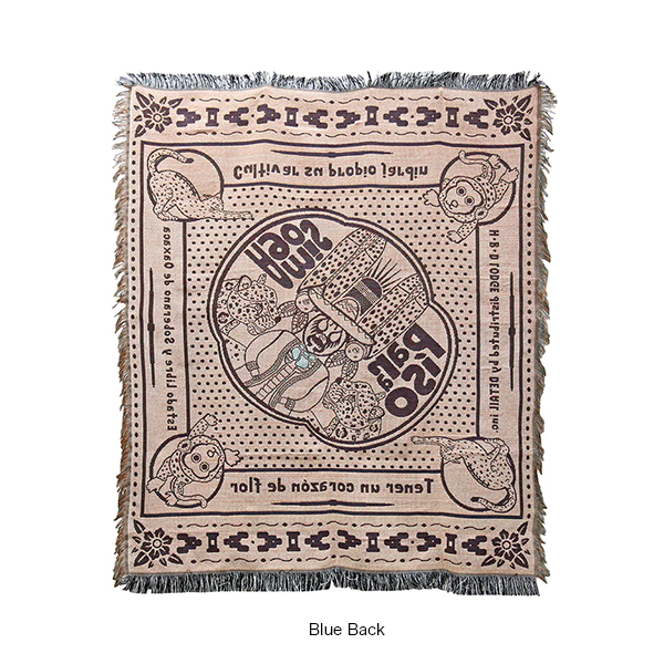 メキシコのカルチャーをモチーフにした、バンダナデザインのスローケット。