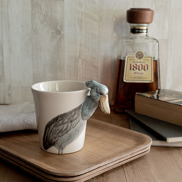 いろんな動物がマグから飛び出したような3Dマグ。