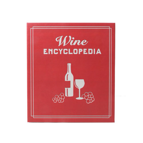 コルクスクリュー、ポアラー、クーラーがセットになった、ワインブックのようなサーブセット。