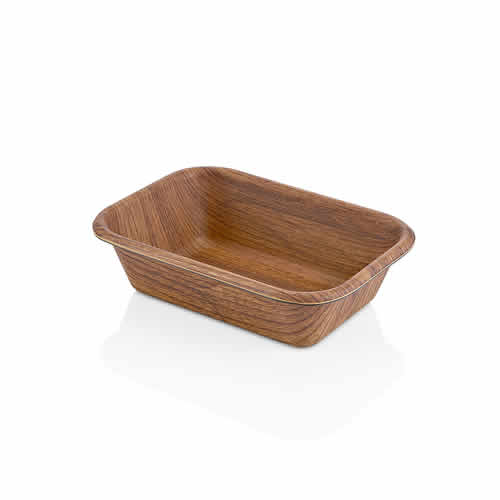 ダイニングテーブルに馴染むウッド柄のキッチンウェア