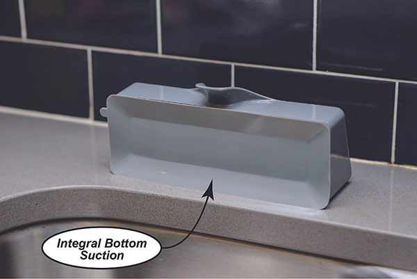 トレイがスロープ状になってるスポンジホルダー