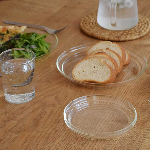 ドイツブランドTrendglas-Jenaが展開する、耐熱ガラスプレート。