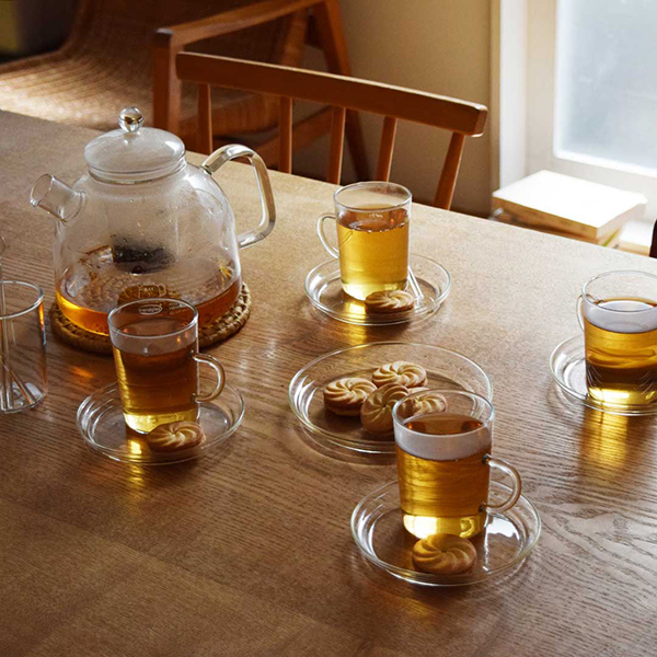 ドイツブランドTrendglas-Jenaが展開する、耐熱ガラスプレート。