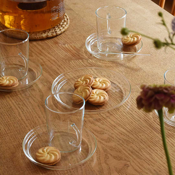 ドイツブランドTrendglas-Jenaが展開する、耐熱ガラスプレート。