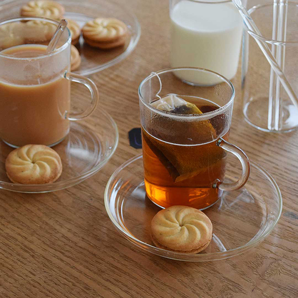 ドイツブランドTrendglas-Jenaが展開する、耐熱ガラスプレート。