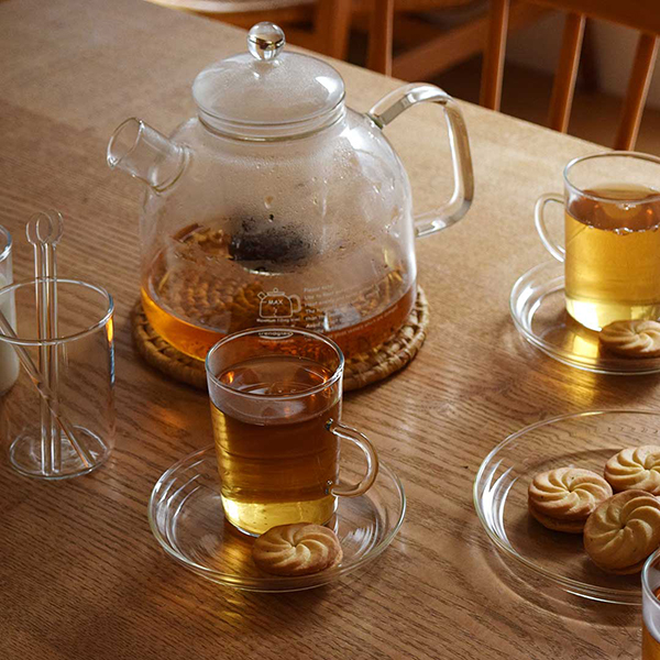 ドイツブランドTrendglas-Jenaが展開する、耐熱ガラスプレート。