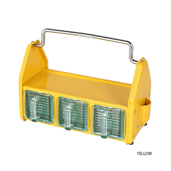 ダイニングテーブルやデスク傍に置いて、調味料や小物をまとめておけるオーガナイザー。