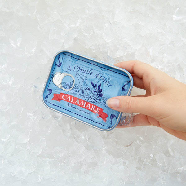 海外のマーケットで見るような缶詰モチーフのステンレスミニフォーク6本セットです。