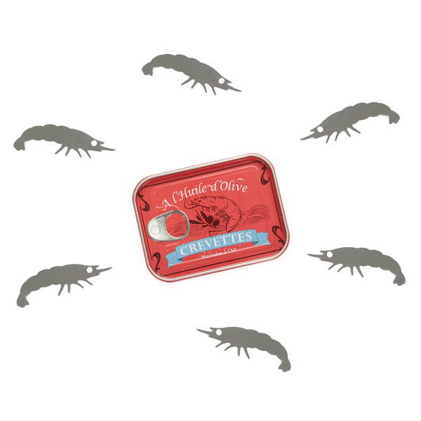 海外のマーケットで見るような缶詰モチーフのステンレスミニフォーク6本セットです。