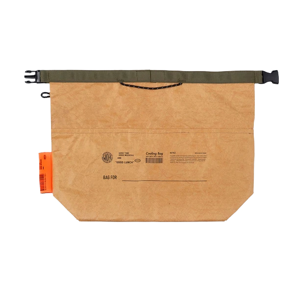 高密度ポリエチレンを使用した簡易保冷バッグシリーズ。