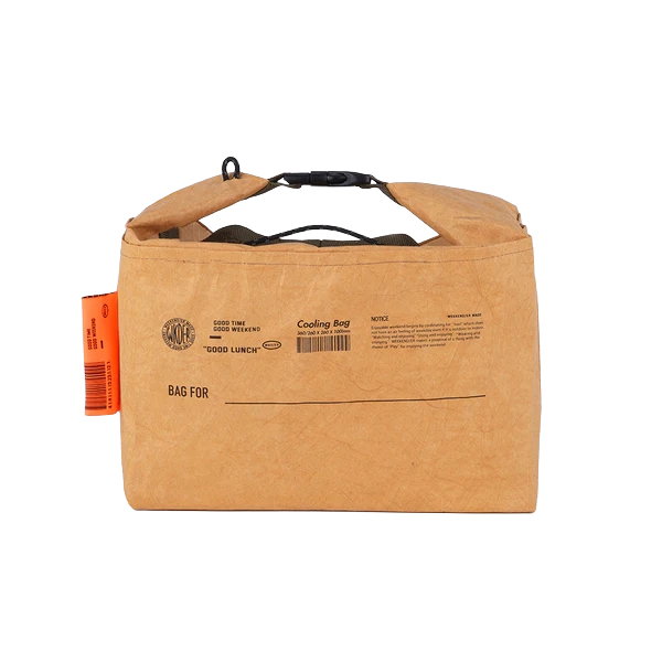 高密度ポリエチレンを使用した簡易保冷バッグシリーズ。