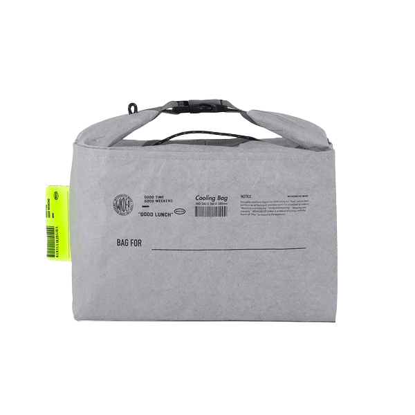 高密度ポリエチレンを使用した簡易保冷バッグシリーズ。