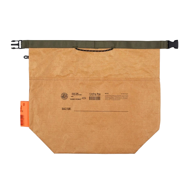 高密度ポリエチレンを使用した簡易保冷バッグシリーズ。