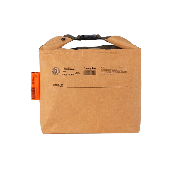 高密度ポリエチレンを使用した簡易保冷バッグシリーズ。