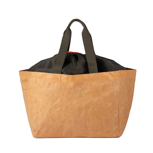 高密度ポリエチレンを使用した簡易保冷バッグシリーズ。