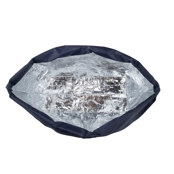 高密度ポリエチレンを使用した簡易保冷バッグシリーズ。