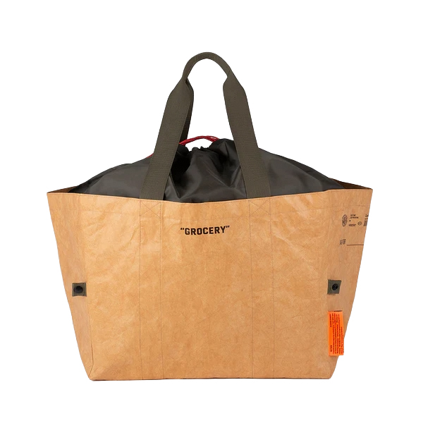 高密度ポリエチレンを使用した簡易保冷バッグシリーズ。