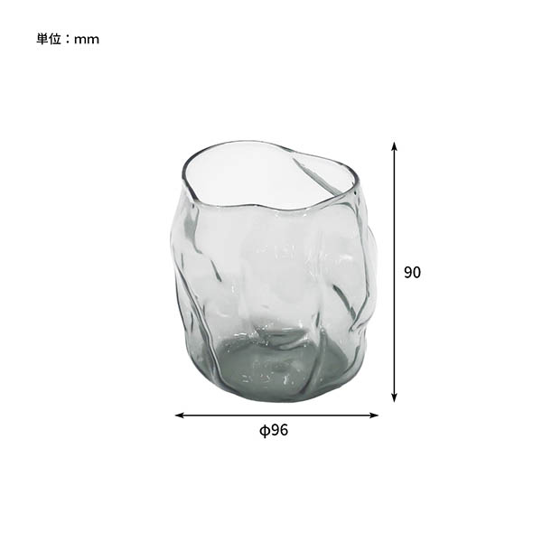 アート性と実用性を兼ね備えたガラス器です。