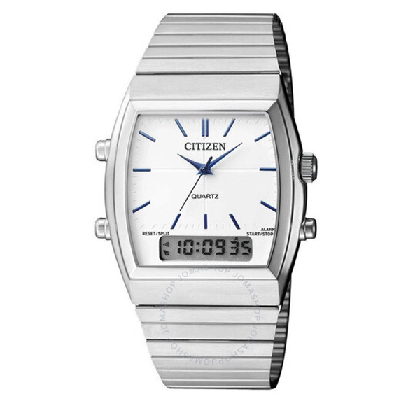 CITIZEN シチズン 腕時計 クォーツ JM0540-51A シルバー×ホワイト メンズ 海外モデル