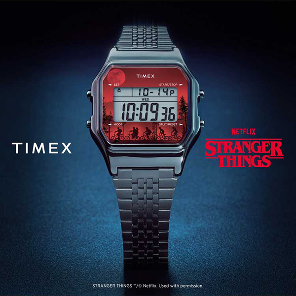 TIMEXとストレンジャーシングスのコラボモデル。