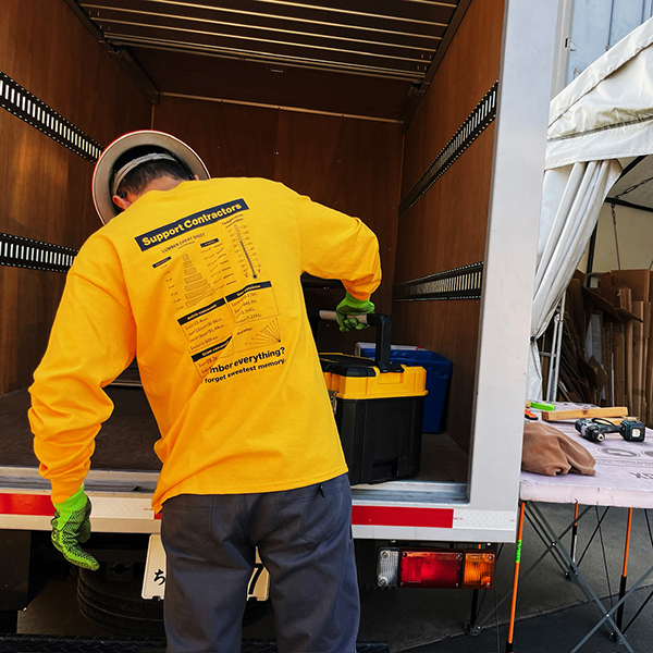 バックにはあらゆる単位がコンバージョンされた一覧がプリント