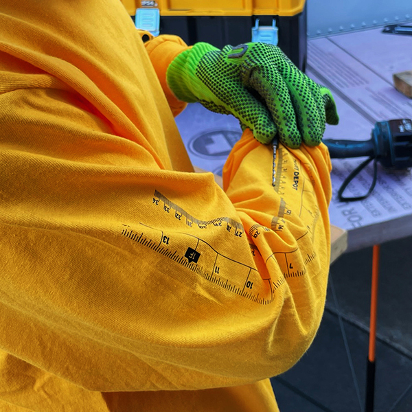 バックにはあらゆる単位がコンバージョンされた一覧がプリント