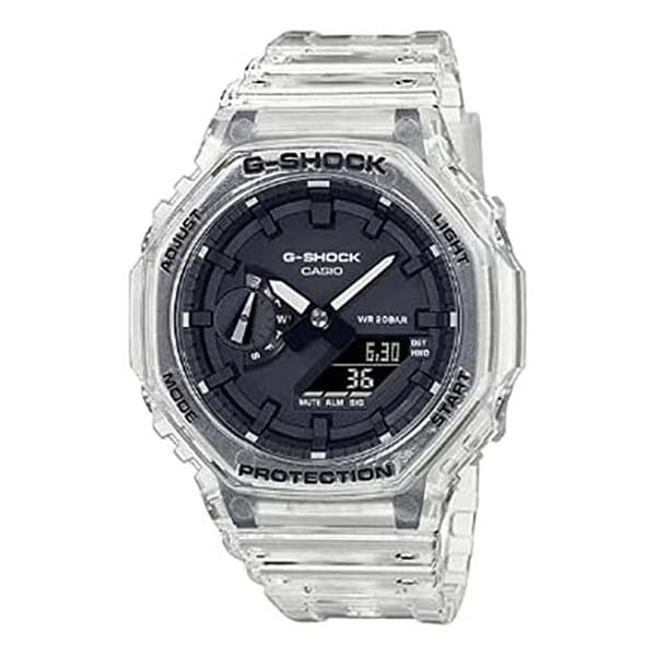 タフネスを追求し進化を続けるG-SHOCKから、透過する樹脂パーツで構成したスケルトンシリーズ