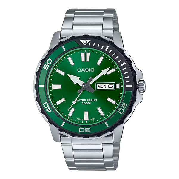 CASIO カシオ MTD-125D-2A2 アナログウォッチ ターコイズブルー